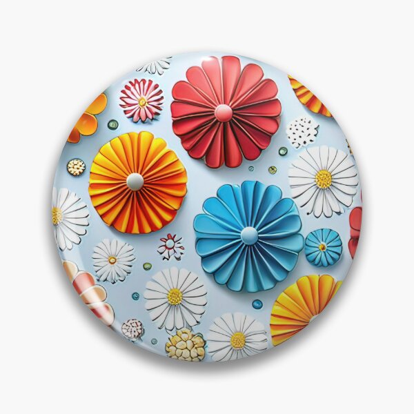 Item preview, Blooms in Full Bloom: Discover the World of 3D Kirigami Art Seamless Vector Flowers Pattern - Premium Design designed and sold by Jisoo Flowers.