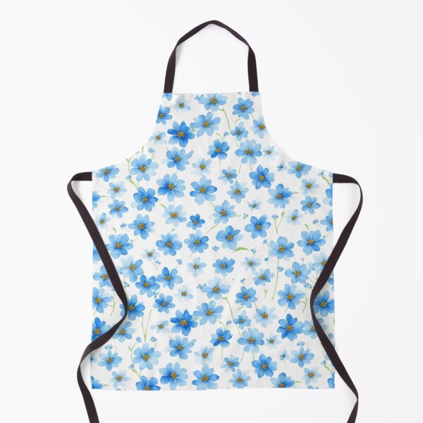 Item preview, watercolor flower Myosotis alpestris subsp asiatica designed and sold by ohmdesignart.