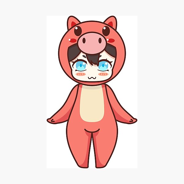 Cute Pig is Sitting Mascot Cartoon Graphic by dancingrain16 · Creative  Fabrica