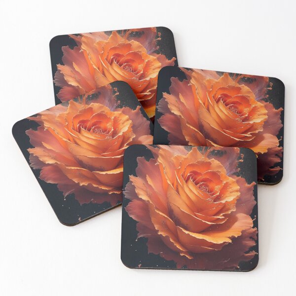Item preview, Harmony of Nature: Intricate Orange Rose Blending into Water designed and sold by Biskit222.
