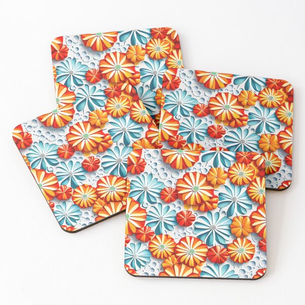 Item preview, Perfection: Elevate Your Space with 3D Kirigami Flowers Seamless Vector Flowers Pattern - Premium Design designed and sold by Jisoo Flowers.