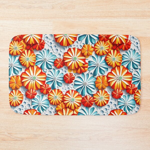 Item preview, Perfection: Elevate Your Space with 3D Kirigami Flowers Seamless Vector Flowers Pattern - Premium Design designed and sold by Jisoo Flowers.