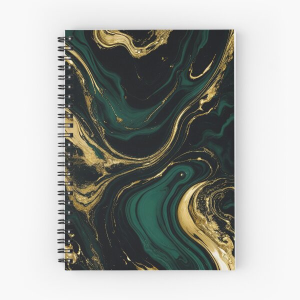 Item preview, emerald green gold marble designed and sold by fleurdesignart.