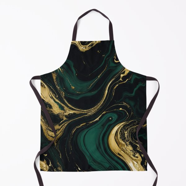 Item preview, emerald green gold marble designed and sold by fleurdesignart.