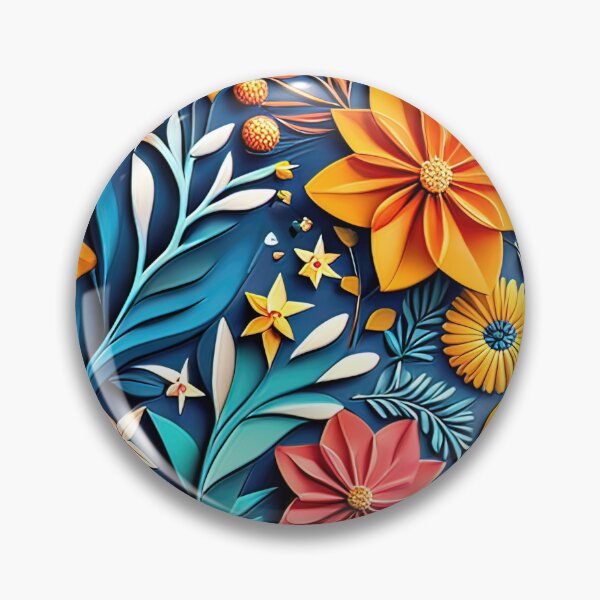 Item preview, Beauty with Paper: Trending 3D Kirigami Floral Art Seamless Vector Flowers Pattern - Premium Design designed and sold by Jisoo Flowers.