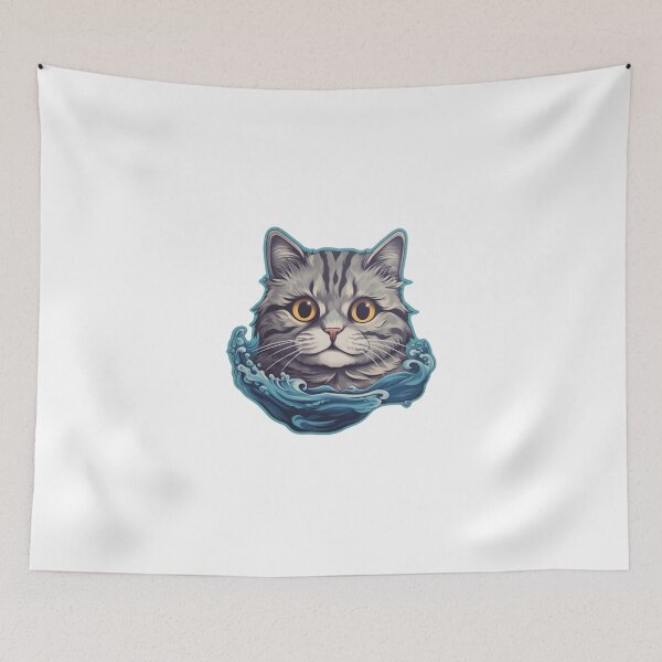 Item preview, Bathing Cat designed and sold by CrittersHub.