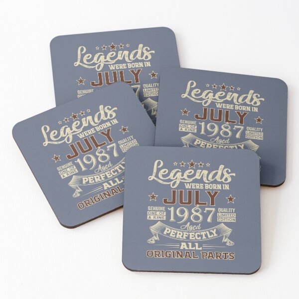 Item preview, Legend Were Born In July 1987 35 Years Old 35 Birthday  DM20198	 designed and sold by gjpvpbmn23.