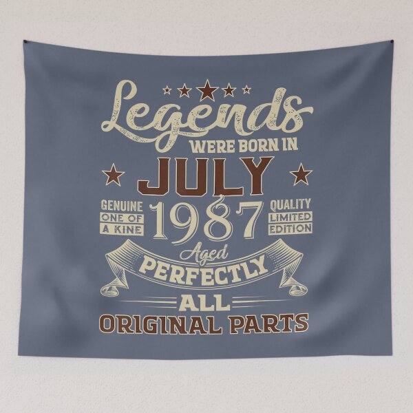 Item preview, Legend Were Born In July 1987 35 Years Old 35 Birthday  DM20198	 designed and sold by gjpvpbmn23.