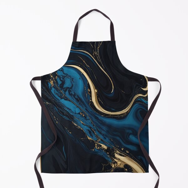 Item preview, sapphire blue gold marble designed and sold by fleurdesignart.