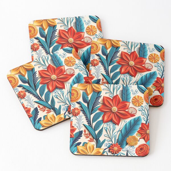 Item preview, Flower Creations Seamless Vector Flowers Pattern - Premium Design designed and sold by Jisoo Flowers.