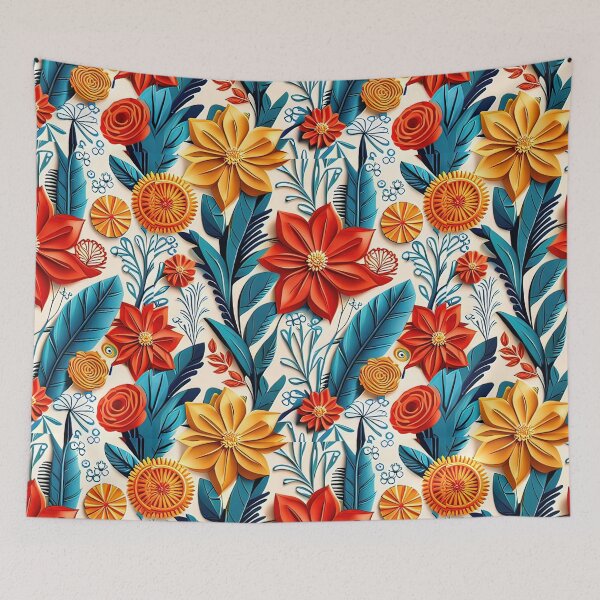 Item preview, Flower Creations Seamless Vector Flowers Pattern - Premium Design designed and sold by Jisoo Flowers.