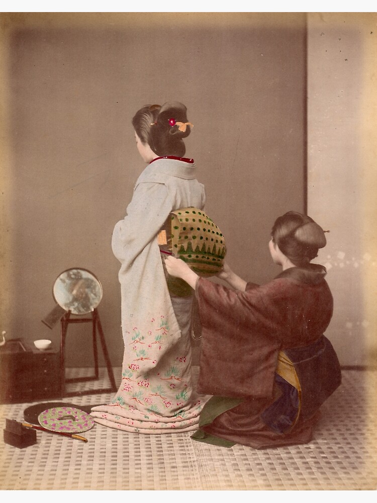 Japanese girls wearing kimono by Fletchsan