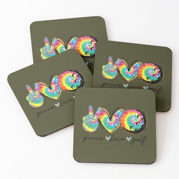 Item preview, Peace Love Golf Funny Tie Dye Golf Lovers 	 	 designed and sold by yqwetnps40.