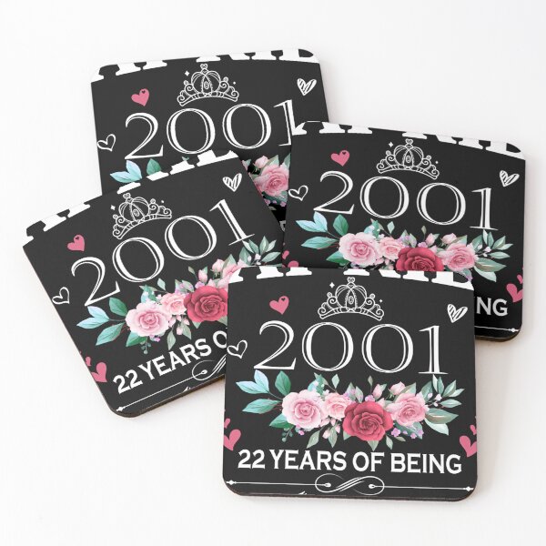 Item preview, April 2001 22 Years Of Being Awesome Flower Limited Edition Since Gift designed and sold by JerryTate5.