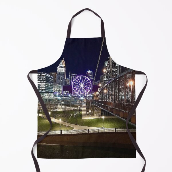 Item preview, Neon Ferris Wheel Meets Skyline designed and sold by Dr. Virginia Braden.