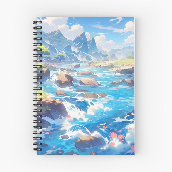 Item preview, Dreamy Magical Candycore Landscape with River and Mountains designed and sold by rcwm.