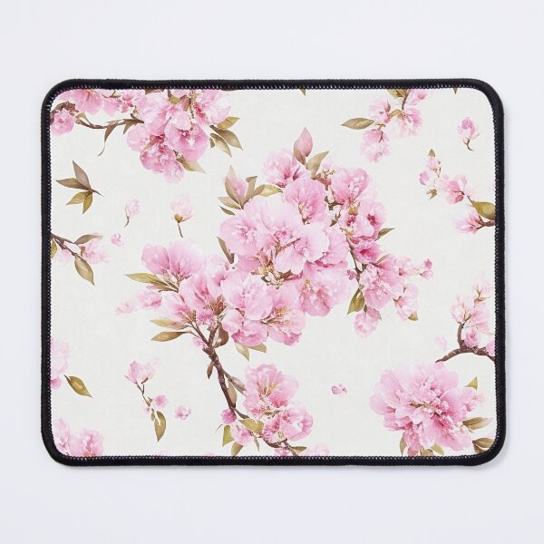 Item preview, watercolor flower Prunus Persica designed and sold by ohmdesignart.