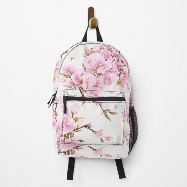 Item preview, watercolor flower Prunus Persica designed and sold by ohmdesignart.