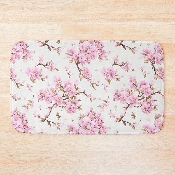Item preview, watercolor flower Prunus Persica designed and sold by ohmdesignart.