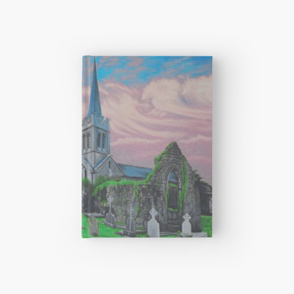 Athenry Church at Sunset Hardcover Journal