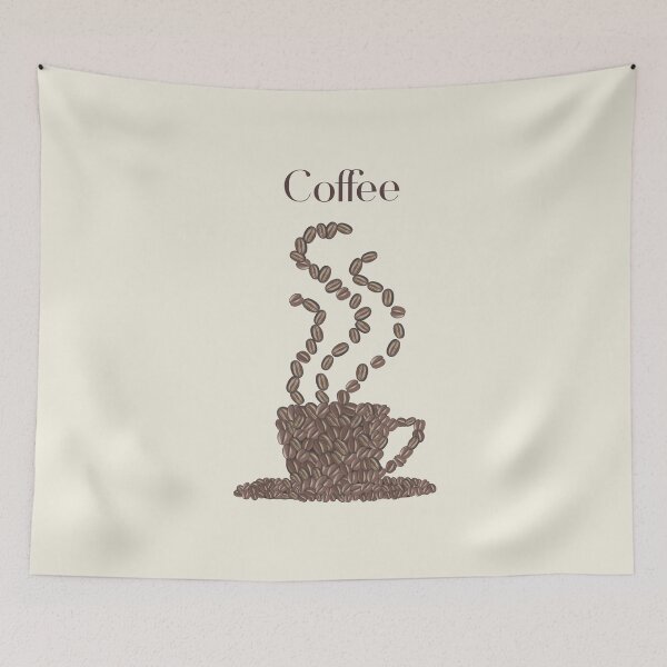 Item preview, Coffee Art- Coffee Aroma-Coffee Lover-Coffee Bean Art-Neutral Art- Contemporary Art-Coffee Gifts-Art Colory designed and sold by artcolory.