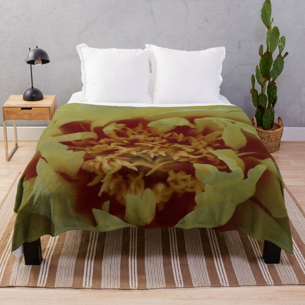 Item preview, Yellow Macro Peony Flower designed and sold by Sonya Umble.