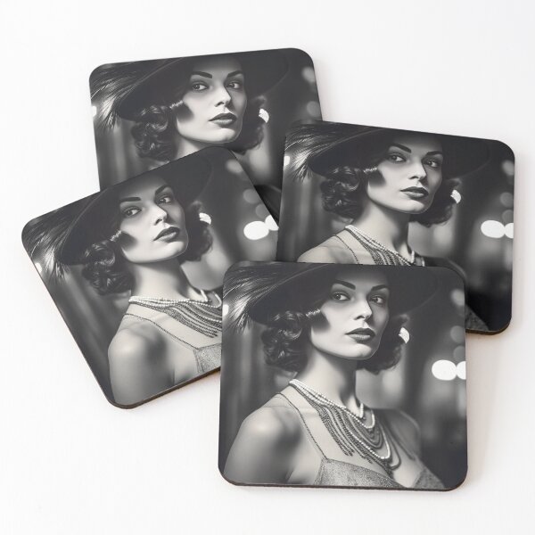 Item preview, Young Hollywood Star: Vintage Beauty in Black and White designed and sold by Piotrek0001.