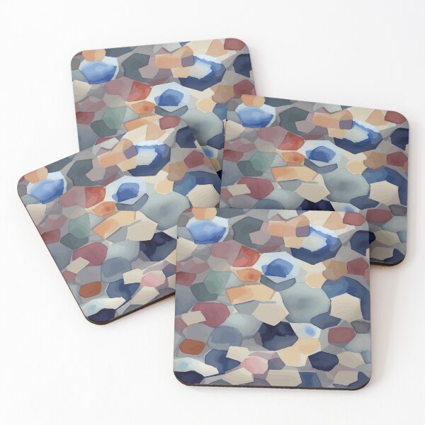 Item preview, Contemporary Watercolor Hexagon Patterns:Inspired By Hexagon Quilt Pattern designed and sold by Tamas Das.