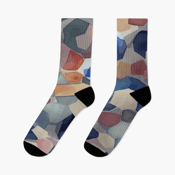 Item preview, Contemporary Watercolor Hexagon Patterns:Inspired By Hexagon Quilt Pattern designed and sold by Tamas Das.