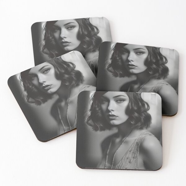 Item preview, Young Hollywood Star: Vintage Beauty in Black and White designed and sold by Piotrek0001.