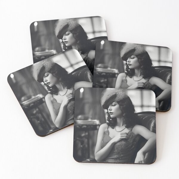Item preview, Young Hollywood Star: Vintage Beauty in Black and White designed and sold by Piotrek0001.