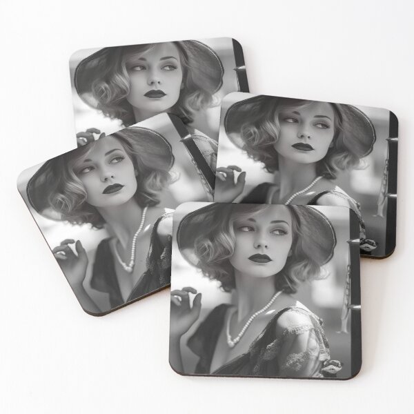 Item preview, Young Hollywood Star: Vintage Beauty in Black and White designed and sold by Piotrek0001.