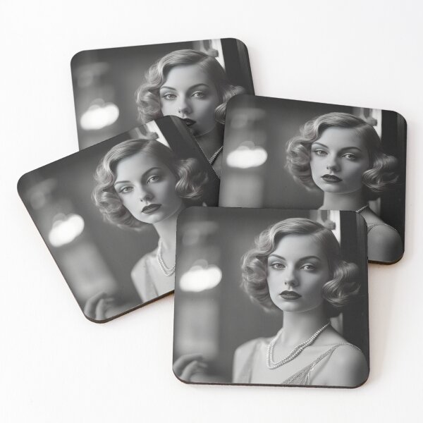 Item preview, Young Hollywood Star: Vintage Beauty in Black and White designed and sold by Piotrek0001.