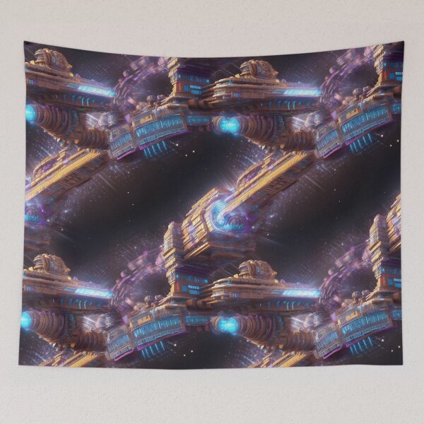 Item preview, Interdimensional Spaceship – Seamless designed and sold by GalacticLabs.