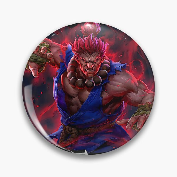 Item preview, Akuma street fighter - digital illustration (transparent background) designed and sold by Gothicpower.