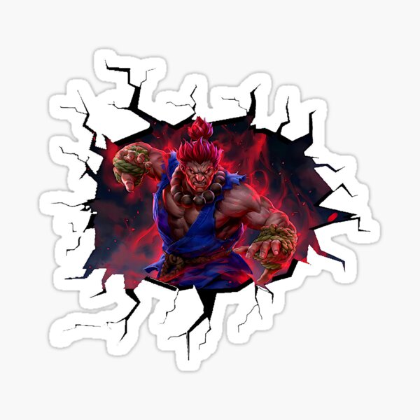 Akuma Street Fighter 4 Sticker