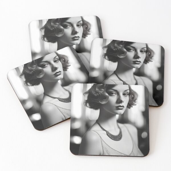 Item preview, Young Hollywood Star: Vintage Beauty in Black and White designed and sold by Piotrek0001.