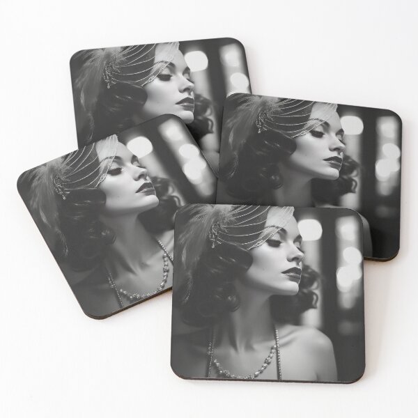 Item preview, Young Hollywood Star: Vintage Beauty in Black and White designed and sold by Piotrek0001.
