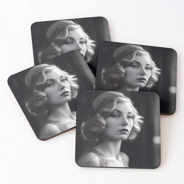 Item preview, Young Hollywood Star: Vintage Beauty in Black and White designed and sold by Piotrek0001.
