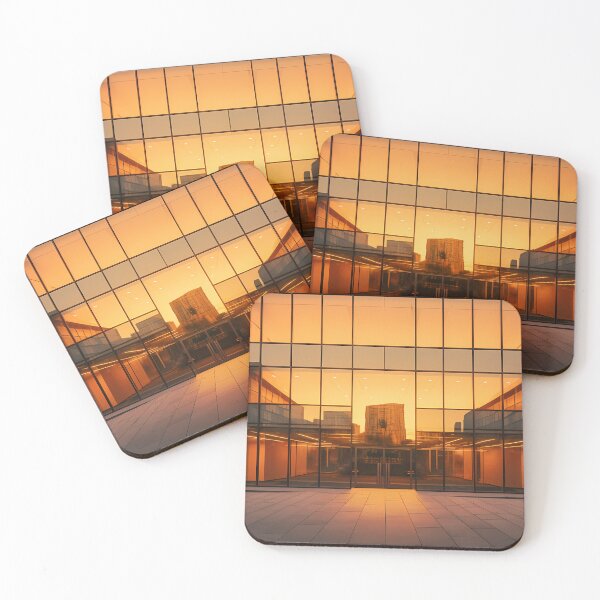 Item preview, Office Building Sunset I designed and sold by StudioOfAiArts.