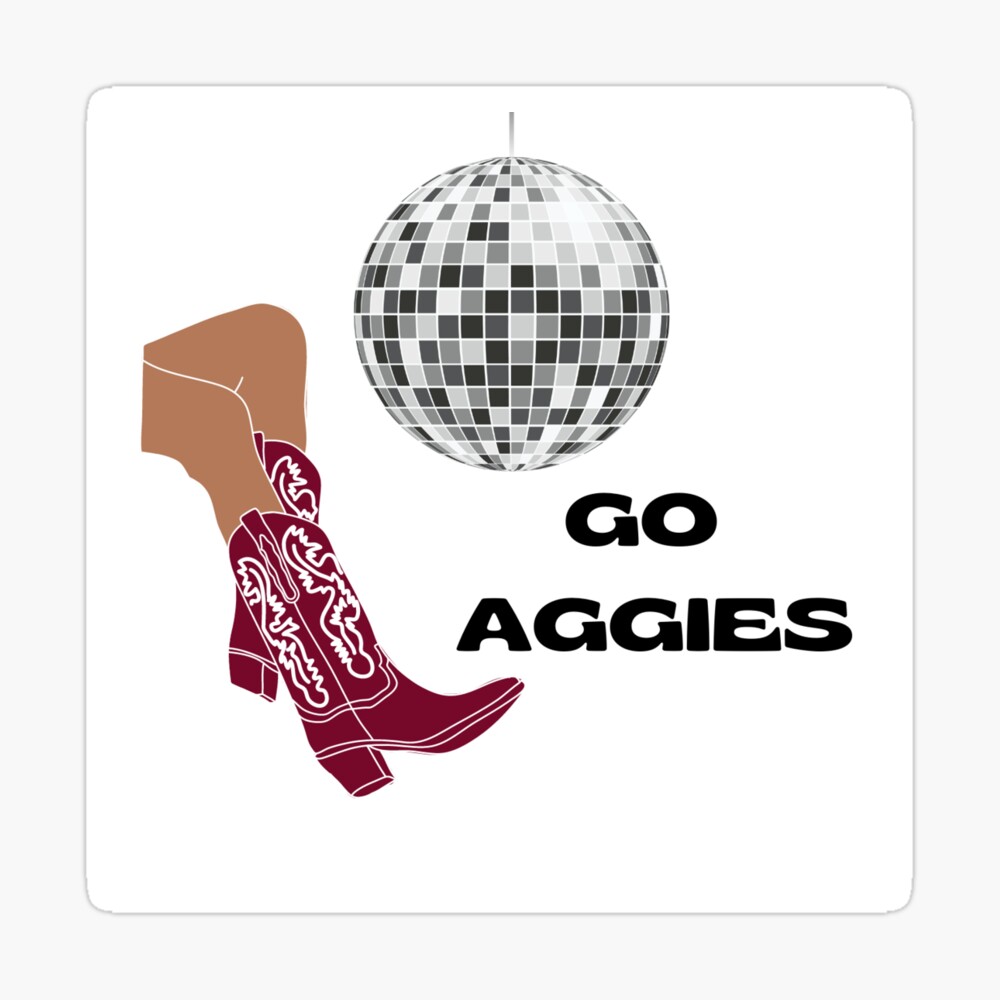 Aggies Gig Em Sticker for Sale by lelahzehr