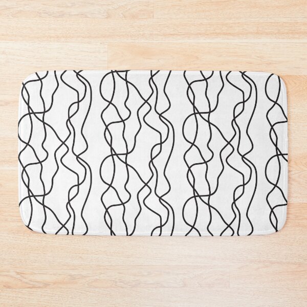 Item preview, Abstract Geometric Wavy Lines Pattern: Interlacing Rounded Stripes Design designed and sold by hjian8219.