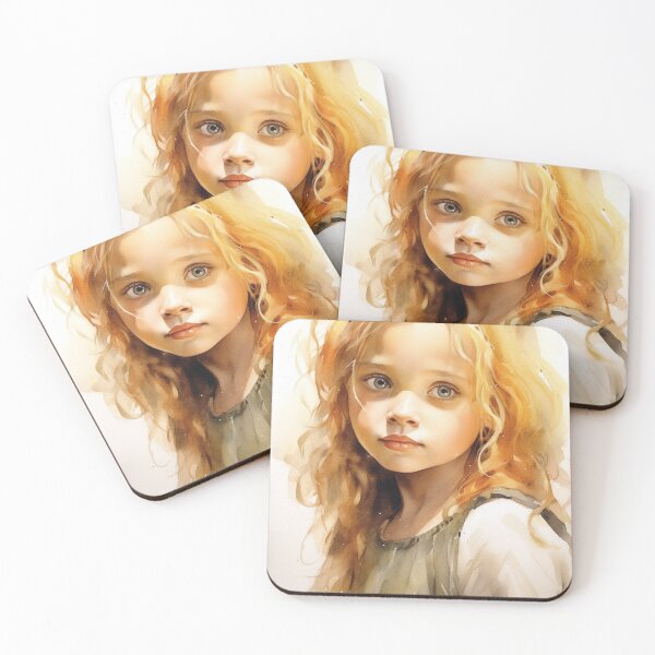 Item preview, Little Girl Water Art Paint designed and sold by enolachen.