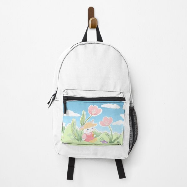 Item preview, Claude and Pink FLower Meadow | Bunniesmee designed and sold by bunniesmee.