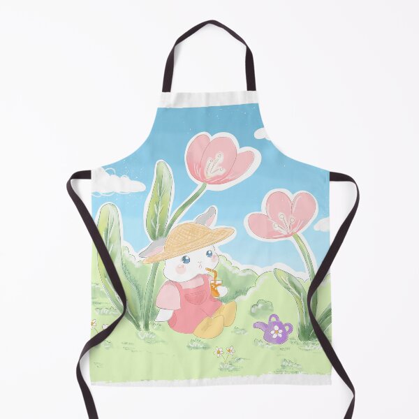 Item preview, Claude and Pink FLower Meadow | Bunniesmee designed and sold by bunniesmee.