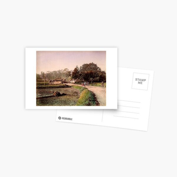 View of Totsuka, Tokaido, Japan Postcard