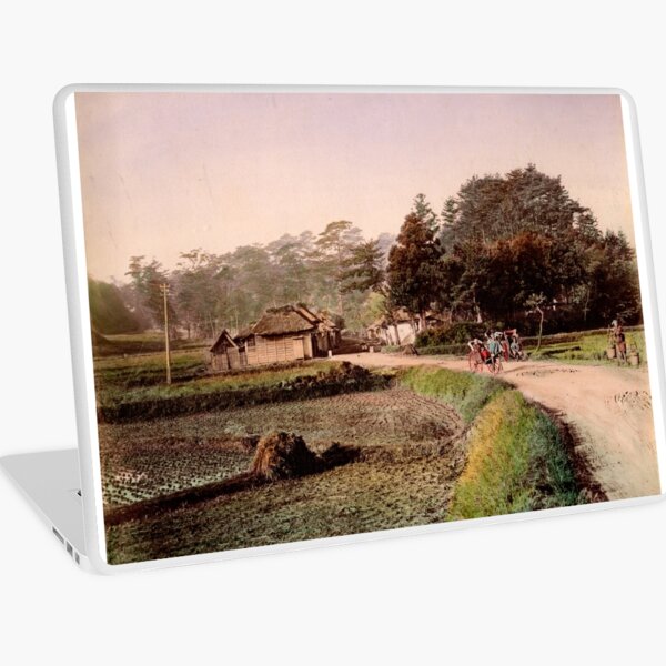 View of Totsuka, Tokaido, Japan Laptop Skin