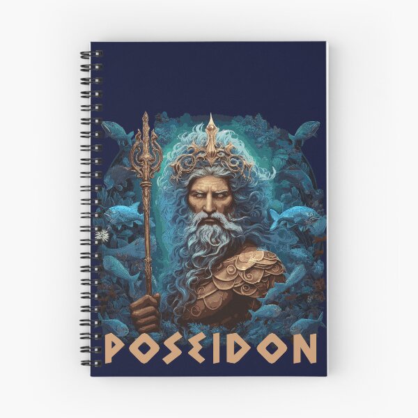 Item preview, Poseidon of the Sea - The Olympians (lettered) designed and sold by WennsdaysChild.