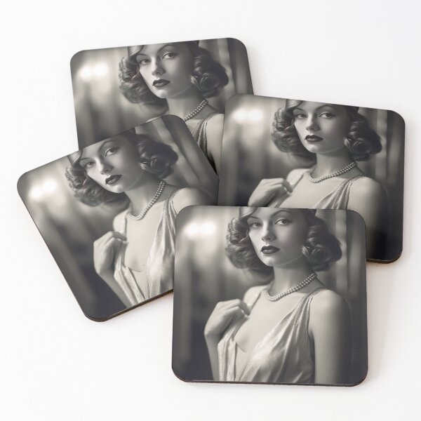 Item preview, Young Hollywood Star: Vintage Beauty in Black and White designed and sold by Piotrek0001.