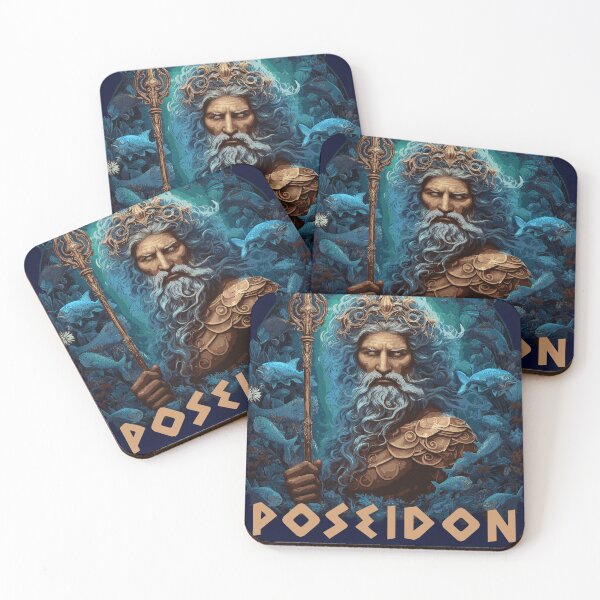 Item preview, Poseidon of the Sea - The Olympians (lettered) designed and sold by WennsdaysChild.